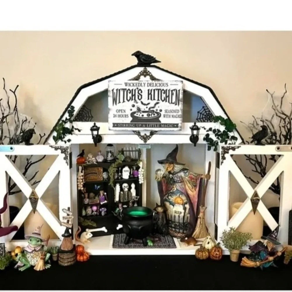 Hobby Lobby White Rustic Barn Display Shelf‎ Farmhouse Decor